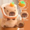 NXNYNZ 12 Inch Cute Capybara Plush Kawaii Soft Capybara Plush Doll Pillow with Bread Capybara Stuffed Aniamls Toys for Girls Kids Adults Birthdays Valentines Gift (Capybara Stuffed Animals) view 3