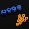 26pcs Plastic Spindle Gear Set DIY Car Robot Model Making Accessories Long Service Life Coreless Motor Parts view 4
