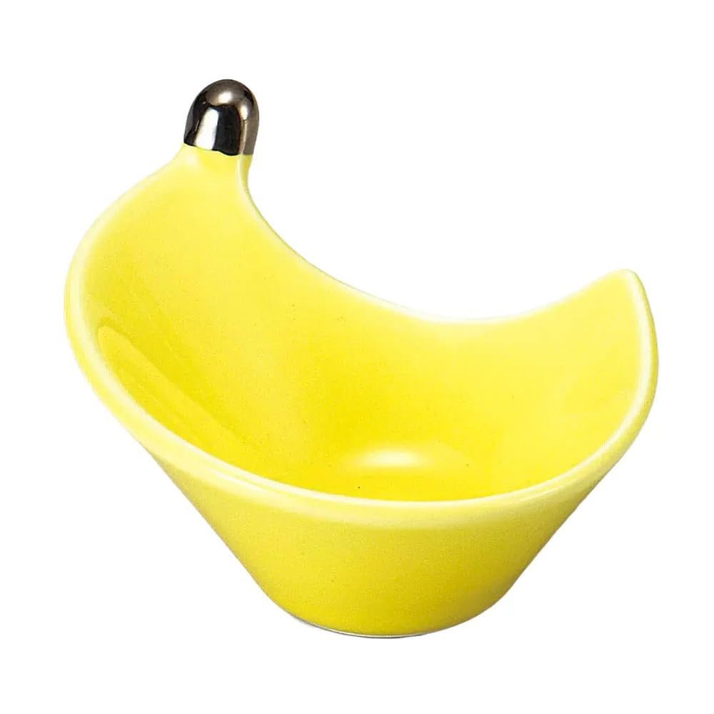 (Setomonohonpo) Fuchi Platinum Drop Shaped Delicacy (Yellow) | Delicacy [7 x 6 x 4.5 cm ]