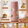 100Pcs Funny Cat Stickers in Bulk Stickers Cat Water Bottle Sticker Cute Kawaii Waterproof Sticker for Laptop Scrapbooking Cats Party Favor view 2