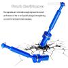 BRCatWPark Alloy Front Rear Drive Shaft Axles & Wheel Hex Upgrades Part for 1/18 LaTrax Teton/LaTrax Desert Prerunner,Aluminum Driveshaft CVD,Navy Blue view 3