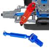 BRCatWPark Alloy Front Rear Drive Shaft Axles & Wheel Hex Upgrades Part for 1/18 LaTrax Teton/LaTrax Desert Prerunner,Aluminum Driveshaft CVD,Navy Blue view 4