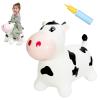 INPANY Bouncy Horse, Cow Hopper Toys, Toddler Bouncing Farm Animal, Inflatable Ride on Rubber Bouncer, Outdoor Indoor Birthday Gift for 2 3 4 Yr Boy Girl view 1