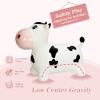 INPANY Bouncy Horse, Cow Hopper Toys, Toddler Bouncing Farm Animal, Inflatable Ride on Rubber Bouncer, Outdoor Indoor Birthday Gift for 2 3 4 Yr Boy Girl view 3