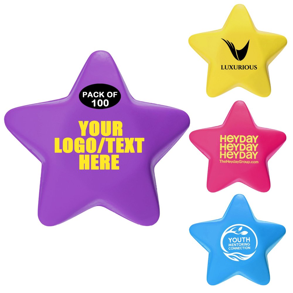 100PCS Custom Bulk Stress Relief Foam Balls Personalized Foam Balls with Logo Customized Promotional Items
