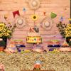 12Pcs Straw Tablecovers, Westtern Theme Birthday Tablecloths Plastic Farm Hay Table Cloths for Cowboy Western Party Supplies Farm, Hawaiian Luau, Hay Bales Party Decorations, 51 x 86inch view 4