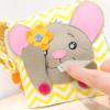 MOVEBO Quiet Busy Book for Toddlers, Montessori Sensory Toys with 3D Activities, Preschool Learning Educational Toy for Travel, Develop Fine Motor Skills, Stroller & Car Seat Hanger (Mouse Book) view 3