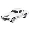 Hot Wheels Collectible Die-Cast Vintage Racing Club Vehicle - White Sports Car - Inspired by 1954 Mercedes-Benz 300 SL - HRT81-1/6 view 2