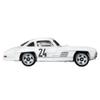 Hot Wheels Collectible Die-Cast Vintage Racing Club Vehicle - White Sports Car - Inspired by 1954 Mercedes-Benz 300 SL - HRT81-1/6 view 4