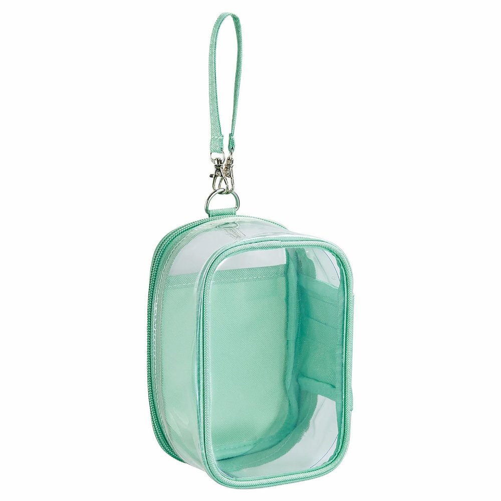 Lihit Lab myfa Pushikatsu Plush Decorative Box Pouch Mint Green A3306-19