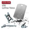BRCatWPark RC Upgrades Part for 1/18 LaTrax Teton,Stainless Steel Chassis Protect Armor & Alloy Suspension A Arms & Drive Shaft Axles & Caster Block,Steering Blocks,Rear Stub Axle Carriers,Titanium view 2