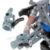 BRCatWPark RC Upgrades Part for 1/18 LaTrax Teton,Stainless Steel Chassis Protect Armor & Alloy Suspension A Arms & Drive Shaft Axles & Caster Block,Steering Blocks,Rear Stub Axle Carriers,Titanium view 4