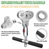 Fologtoo 100FT Zip Line Kit for Backyard and Zipline Seat for Kids and Adults view 2