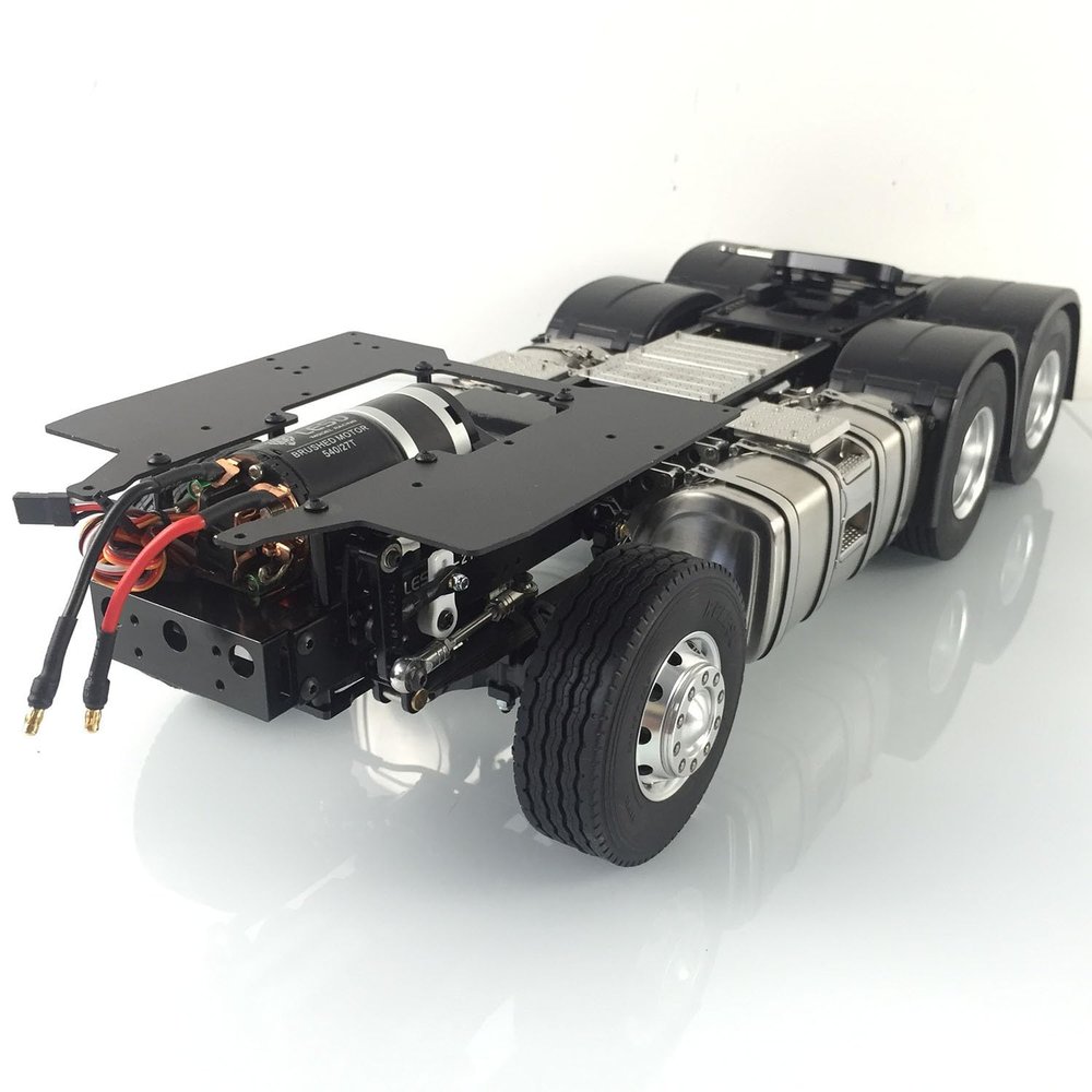 TOUCAN RC HOBBY Metal 6 * 6 Chassis Motor Servo for 1/14 FH16 Tractor Truck Model