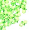 2 Bags Acrylic Baby Pacifier, Baby Shower Pacifier Favor Baby Shower Gender Show Gender Reveal Party Decoration for DIY Baby Shower Birthday Party Green view 3