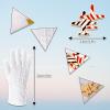 5 Pcs Flight Attendant Costume Accessories Women Airline Stewardess Outfits Flight Attendant Hat Pin Sunglasses Scarf Gloves view 4