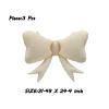 3 Pcs Bow Big Balloon Macaron White Bow Theme Birthday Party Baby Shower Girl Party Decoration Suppli view 2
