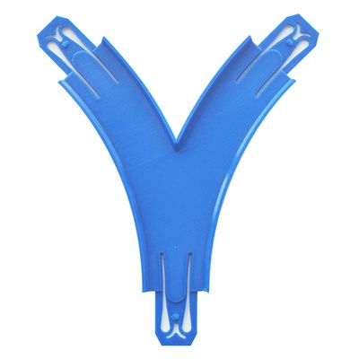 ARSUNOVO Racetrack Connectors Compatible with Hot Wheels,Hotwheels Track Builder,Booster,Curved Track Pieces,Y Shape 1 Packs