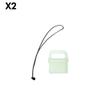 2PCS Dust Plug Set for DJI Avata2 - Remote Control Handle/Flying Glasses,Drone Dust Cover Cap Charging Port Dust Plug Kit for DJI RC Motion 3/Goggles 3 (Luminous) view 2