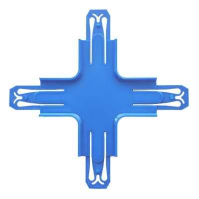 ARSUNOVO Racetrack Connectors Compatible with Hot Wheels,Hotwheels Track Builder,Booster,Curved Track Pieces,Cross Shape 1 Packs