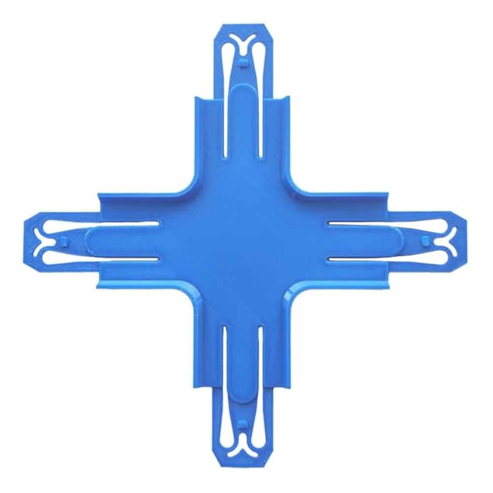ARSUNOVO Racetrack Connectors Compatible with Hot Wheels,Hotwheels Track Builder,Booster,Curved Track Pieces,Cross Shape 1 Packs