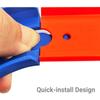 ARSUNOVO Racetrack Connectors Compatible with Hot Wheels,Hotwheels Track Builder,Booster,Curved Track Pieces,Cross Shape 1 Packs view 4