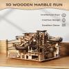 Sainsmart Jr. 3D Wooden Puzzles for Adults, Electric Marble Run Building Kit, Wooden Model Kits Spaceport, Creative Gifts for Teens Ages 14+ (Galaxy Walk) view 2