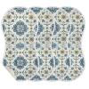 WELLDAY Muslin Baby Burp Cloths Set of 2, Soft Absorbent Traditional Floral Pattern Cotton Burping Cloth, Milk Spit Up Rags for Newborn Unisex, 22 x 11 Inch view 2