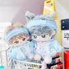 niannyyhouse 10cm~15cm 20cm 40cm Plush Doll Clothes Headwear Hoodie Coat Pants Doll Dressup (Light Blue 10cm~15cm) view 3