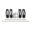 Aluminum CNC Modular Bumper Set for 1/10 RC Crawler Chassis LCG Rigs Comp Builds TRX4 SCX10 Gspeed Power Wagon Cliffhanger Body (Black) view 2