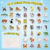Broytain 40 Animal Fridge Magnets for Toddlers,Animal Foam Refrigerator Magnets Toys for Kids Whiteboard,Learning Games,Educational Toys,Preschool Kindergarten Learning Activities Homeschool view 3
