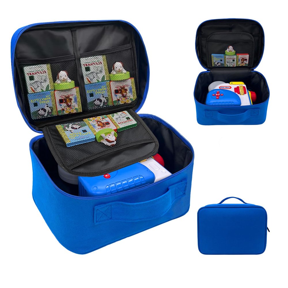 ICIMBI Bag for Little Tikes Story Dream Machine Books Starter Set, Portable Storage Case for Storytime Audio Play Real Character Collection