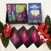 Jrskvaro Colorful Neon Tarot Cards Deck With Guidebook for Beginners - 78 Classic Cards With Meanings view 3