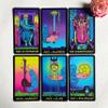 Jrskvaro Colorful Neon Tarot Cards Deck With Guidebook for Beginners - 78 Classic Cards With Meanings view 4