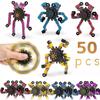 50pcs Random Fidget Spinners,DIY Deformable Robot Fingertip Toys,Decompression Spinner,Deformable Creative Mechanical Gyro Toys,Stress Relief Mechanical Chain Toy for Kids AdultsParty Supplies view 1
