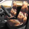 ViLlex Seat Covers Car Seat Cover Car Seat Protector Waterproof Universal African Savannah Giraffe Calf, Black view 3
