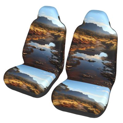 ViLlex Seat Covers Car Seat Cover Car Seat Protector Waterproof Universal Creek Stones