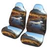 ViLlex Seat Covers Car Seat Cover Car Seat Protector Waterproof Universal Creek Stones view 1