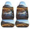 ViLlex Seat Covers Car Seat Cover Car Seat Protector Waterproof Universal Creek Stones view 2