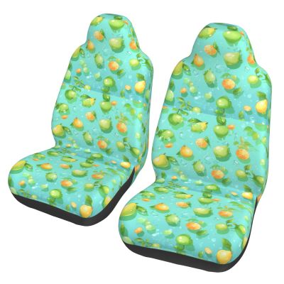 ViLlex Seat Covers Car Seat Cover Car Seat Protector Waterproof Universal Pear Cartoon Picture, Black