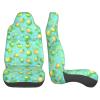 ViLlex Seat Covers Car Seat Cover Car Seat Protector Waterproof Universal Pear Cartoon Picture, Black view 4