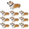 10Pcs Walking Animal Balloons Pet Balloons Farm Animal Balloon Foil Balloon (Corgi) view 1