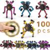 100pcs Random Fidget Spinners,DIY Deformable Robot Fingertip Toys,Decompression Spinner,Deformable Creative Mechanical Gyro Toys,Stress Relief Mechanical Chain Toy for Kids AdultsParty Supplies view 1