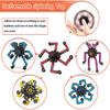 100pcs Random Fidget Spinners,DIY Deformable Robot Fingertip Toys,Decompression Spinner,Deformable Creative Mechanical Gyro Toys,Stress Relief Mechanical Chain Toy for Kids AdultsParty Supplies view 4