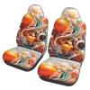 ViLlex Seat Covers Car Seat Cover Car Seat Protector Waterproof Universal 3D Colorful Swirls and Balls, Black view 1