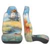 ViLlex Seat Covers Car Seat Cover Car Seat Protector Waterproof Universal Windmill in The Distance view 4