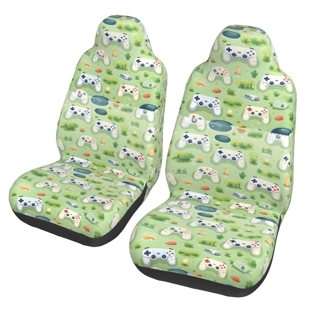 ViLlex Seat Covers Car Seat Cover Car Seat Protector Waterproof Universal Gamepad in The Grass