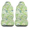 ViLlex Seat Covers Car Seat Cover Car Seat Protector Waterproof Universal Gamepad in The Grass view 2