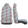 ViLlex Seat Covers Car Seat Cover Car Seat Protector Waterproof Universal Plaid Background Roses view 4