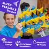 HyperTiles Hyperbolic Building Toy - 3" x 3" STEM Educational 3-Dimensional Adventure: 48 Tiles & 80 Connectors for Logic & Creativity - Infinite Shapes that Flex and Hinge - by Fun In Motion Toys view 4
